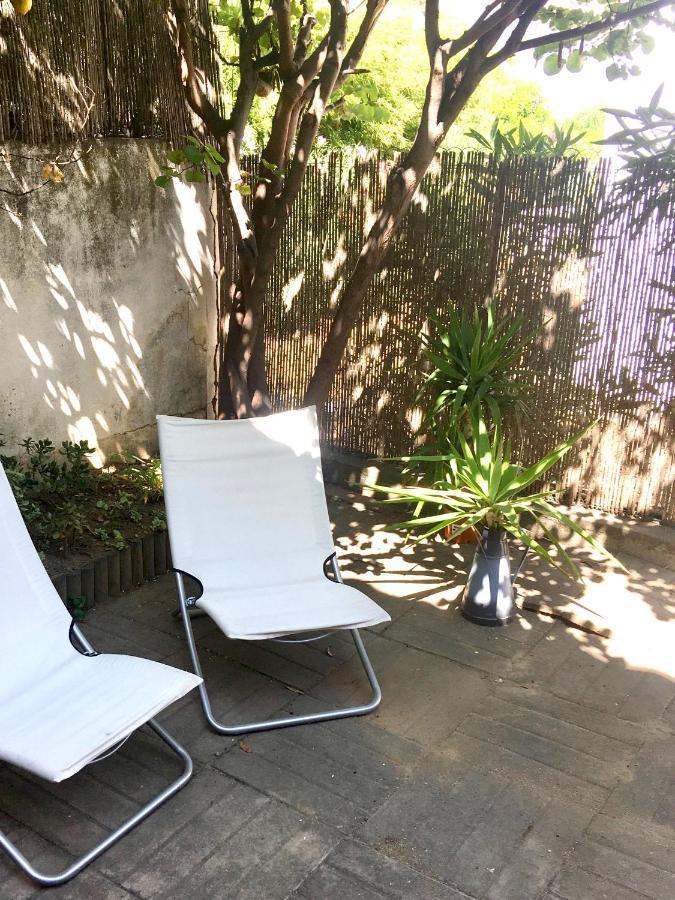 Dans une maison, appartement indépendant et jardin Perpignan Extérieur photo